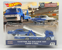 Hot Wheels Team Transport Custom '64 Galaxie 500 & Ford C-800
