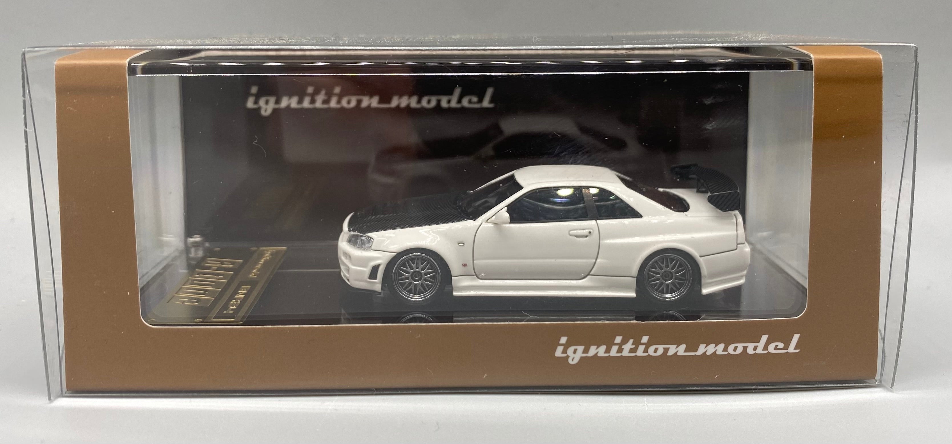 Ignition Model 1:64 Nissan Nismo R34 GTR-R R-Tune White