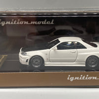 Ignition Model 1:64 Nissan Nismo R34 GTR-R R-Tune White Resin Model