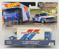 Hot Wheels Team Transport '71 Datsun 510 & Fleet Flyer
