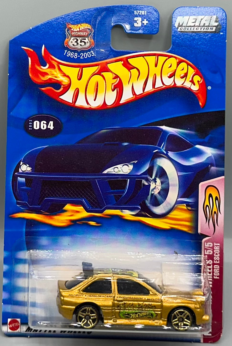Hot Wheels Ford Escort
