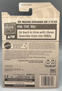 Hot Wheels '89 Mazda Savanna RX-7 FC3S Factory Sealed