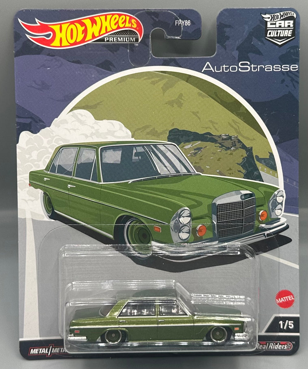 Hot Wheels Auto Strasse '72 Mercedes Benz 280 SEL 4.5