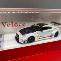 Veloce 1/64  Liberty Walk LB Silhouette Works Nissan 35GT-RR Resin Model (Chameleon Purple)