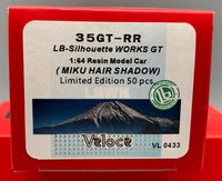 Veloce 1/64  Liberty Walk LB Silhouette Works Nissan 35GT-RR Resin Model (Miku Hair Shadow
