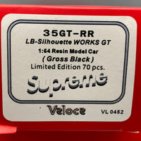 Veloce 1/64  Liberty Walk LB Silhouette Works Nissan 35GT-RR Resin Model (Gross Black)