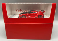 Veloce 1/64  Liberty Walk LB Silhouette Works Nissan 35GT-RR Resin Model (Italian Red, W/Chrome Red Wheels)
