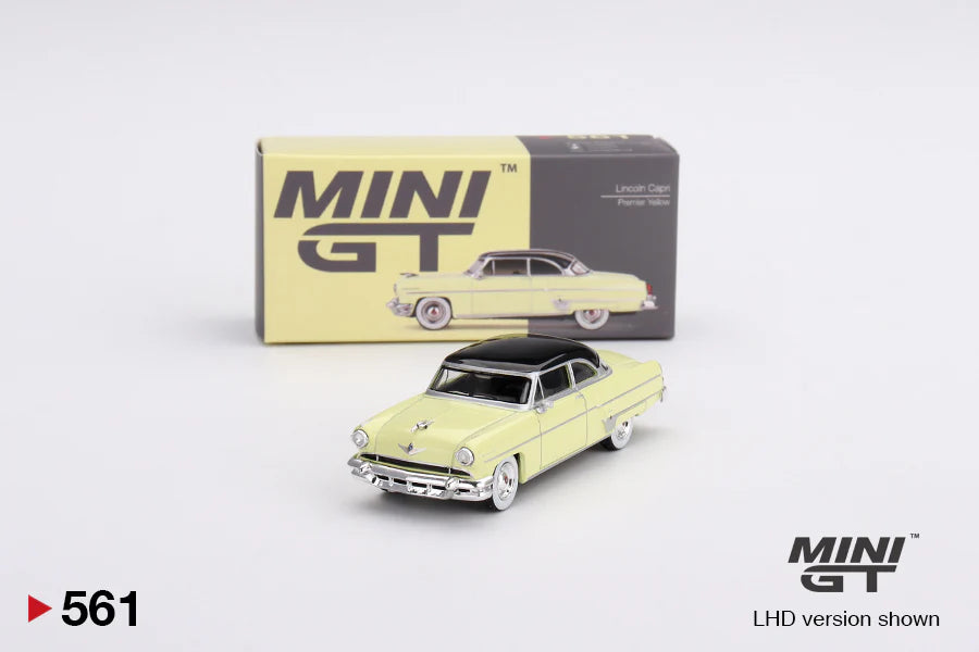 Mini GT 561 Lincoln Capri Premier Yellow