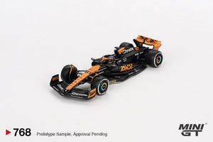 Mini GT 768 Mclaren MCL60 NO.81 Oscar Piastri 2023 F1 Japanese GP 3