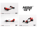 Mini GT 1123 McLaren MP4/4 #11 Alain Prost 1988 Japanese Grand Prix 2nd Place