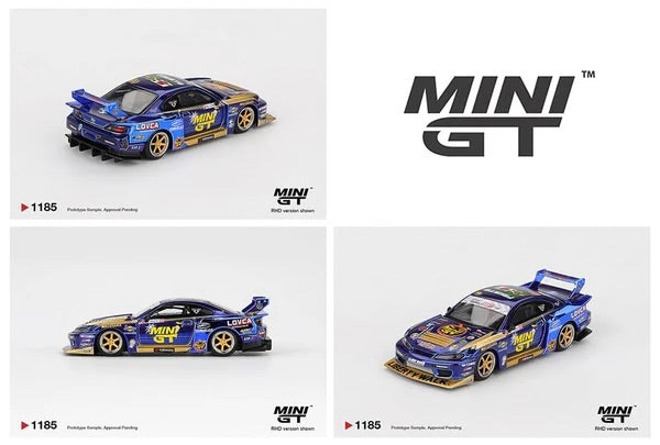 Mini GT 1185 Nissan Silvia (S15) 555 LB Super Silhouette Team Mini