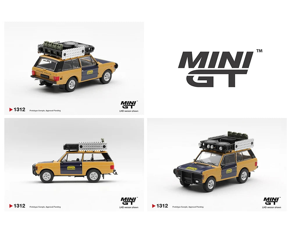 Mini GT 1312 Range Rover 1981 Camel Trophy Sumatra H.Fischer & W. Bays ...