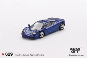 Mini GT 629 Mclaren F1 Cobalt Blue