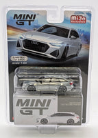 Mini GT 372 Audi RS 6 Avant Carbon Black Edition Florett Silver Chase
