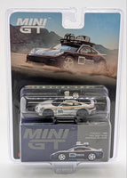 Mini GT 805 Porsche 911 Dakar Rallye Design Package White/Gentian Blue Metalic Chase
