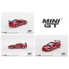 Mini GT 1132 Toyota Supra (A80) Top Secret GT-300 Top Secret Red Chrome