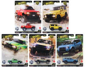 Hot Wheels Car Culture HW Off Road 5 Car Set