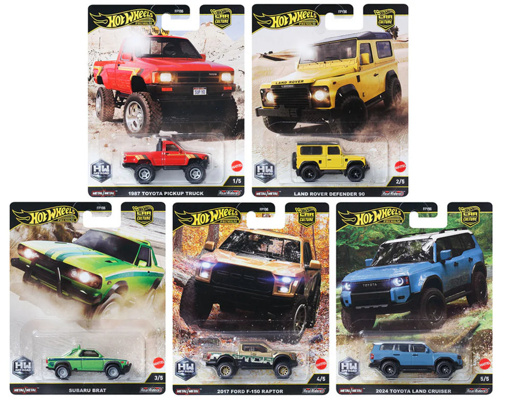 Hot Wheels Car Culture HW Off Road 5 Car Set