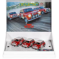 Scalextric 1965 Monte Carlo Rally Mini Triple Pack