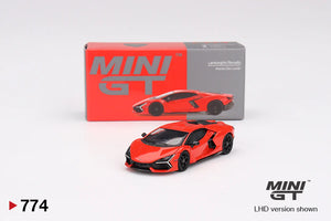 Mini GT 774 Lamborghini Revuelto Arancio Dac Lucido