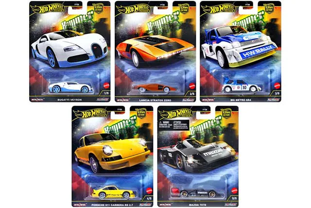 Hot Wheels Car Culture Hammer Drop 5 Car Set