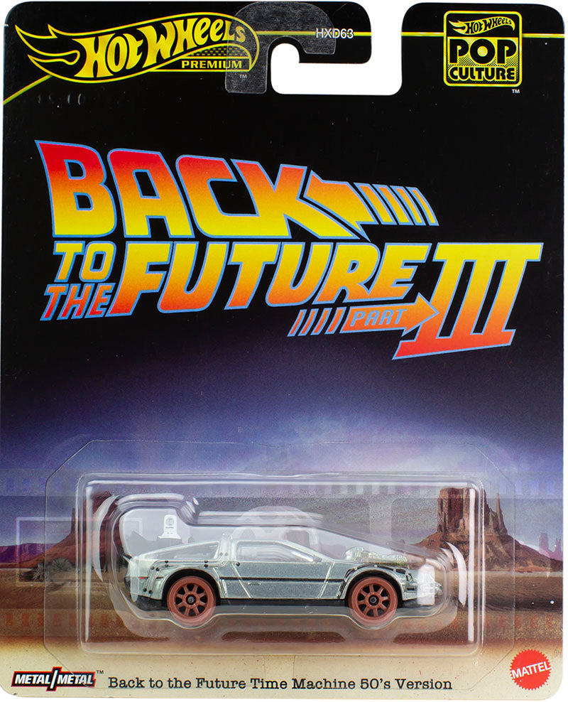 Hot Wheels Back To The Future III Time Machine 50's Variation