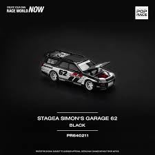 Pop Race Nissan Stagea Simons Garage No.62 Black