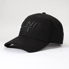 Mini GT Cap Black With Puff Black logo