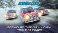 Scalextric 1965 Monte Carlo Rally Mini Triple Pack
