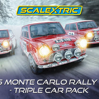Scalextric 1965 Monte Carlo Rally Mini Triple Pack