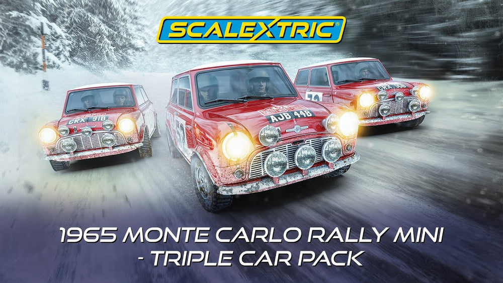 Scalextric 1965 Monte Carlo Rally Mini Triple Pack