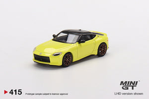Mini GT 415 Nissan Z Proto Spec Ikazuchi Yellow