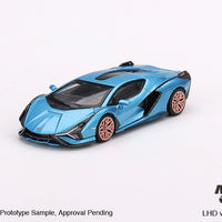 Mini GT 573 Lamborghini Sian FKP37 Blue Aegir