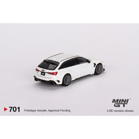 Mini GT 701 Audi ABT RS6 R Glacier White Metallic

