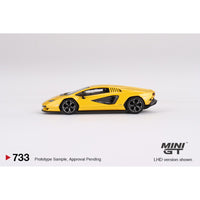 Mini GT 733 Lamborghini Countach LPI800-4 New Giallo Orion
