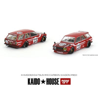 Mini GT Kaido House Datsun Kaido 510 Wagon Carbon Fiber V2