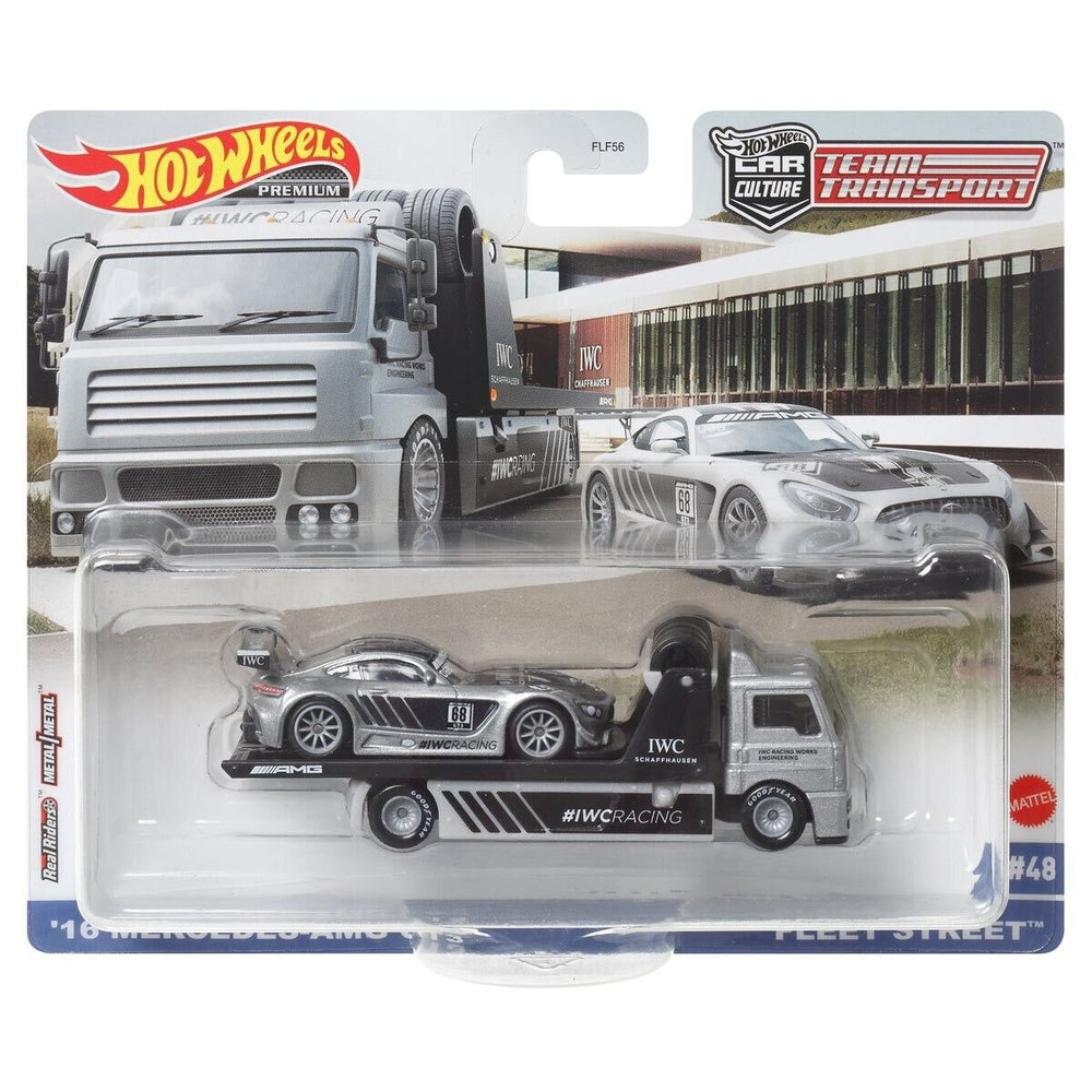 Hot Wheels Team Transport '16 Mercedes AMG & Fleet Street