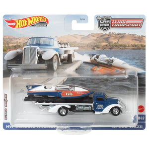 Hot Wheels Team Transport Hydro Plane & Speed Waze