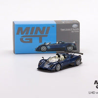 Mini GT 408 Pagani Zonda F Blu Argentina