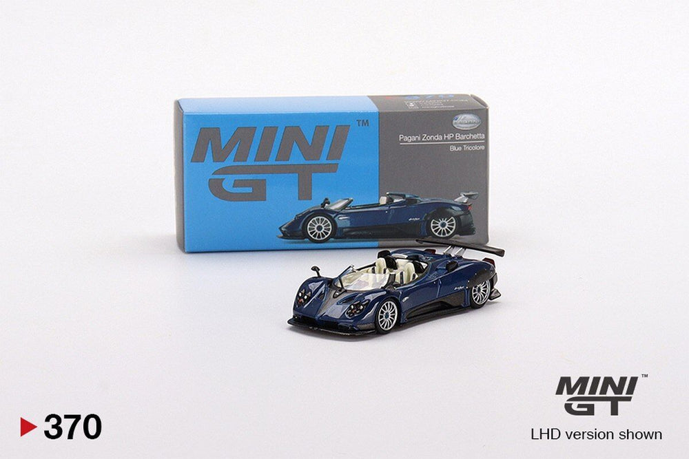 Mini GT 408 Pagani Zonda F Blu Argentina