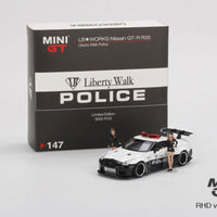MINIGT 147 日産GT-R POLICE Liberty Walk 【受注生産品 ...