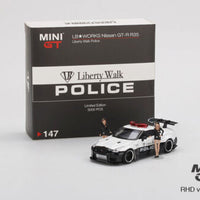 Mini GT 147 Liberty Walk LB Works Nissan GT-R R35 Police