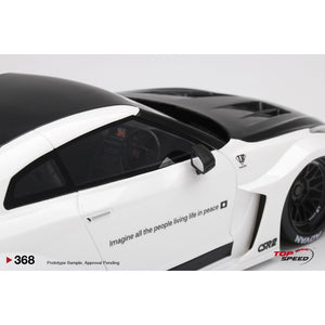 Top Speed 1/18 Nissan Liberty Walk LB Silhouette Works GT 35GT RR Ver.2 White