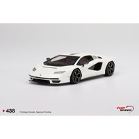 Top Speed 1/18 Lamborghini Countach Lpi 800-4 Bianco Siderale
