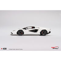 Top Speed 1/18 Lamborghini Countach Lpi 800-4 Bianco Siderale
