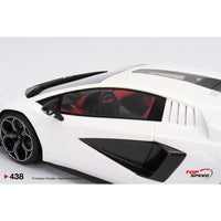 Top Speed 1/18 Lamborghini Countach Lpi 800-4 Bianco Siderale
