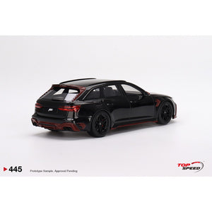 Top Speed 1/18 ABT Audi RS6 Johann ABT Signature Edition Black