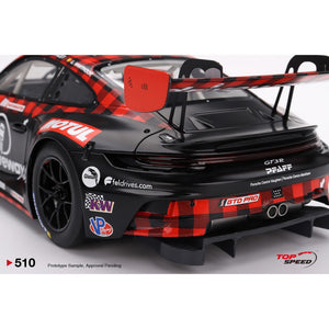 Top Speed 1/18 Porsche 911 GT3 R No.9 GTD Pro Pfaff Motorsports Imsa 2023 Sebring 12 HRS Winner
