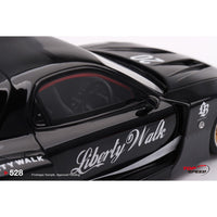 Top Speed 1/18 Mazda RX-7 Liberty Walk LB Super Silhouette Liberty Walk Black
