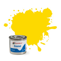Humbrol 4501069 14ml Enamel Tinlets No 69 Yellow Gloss